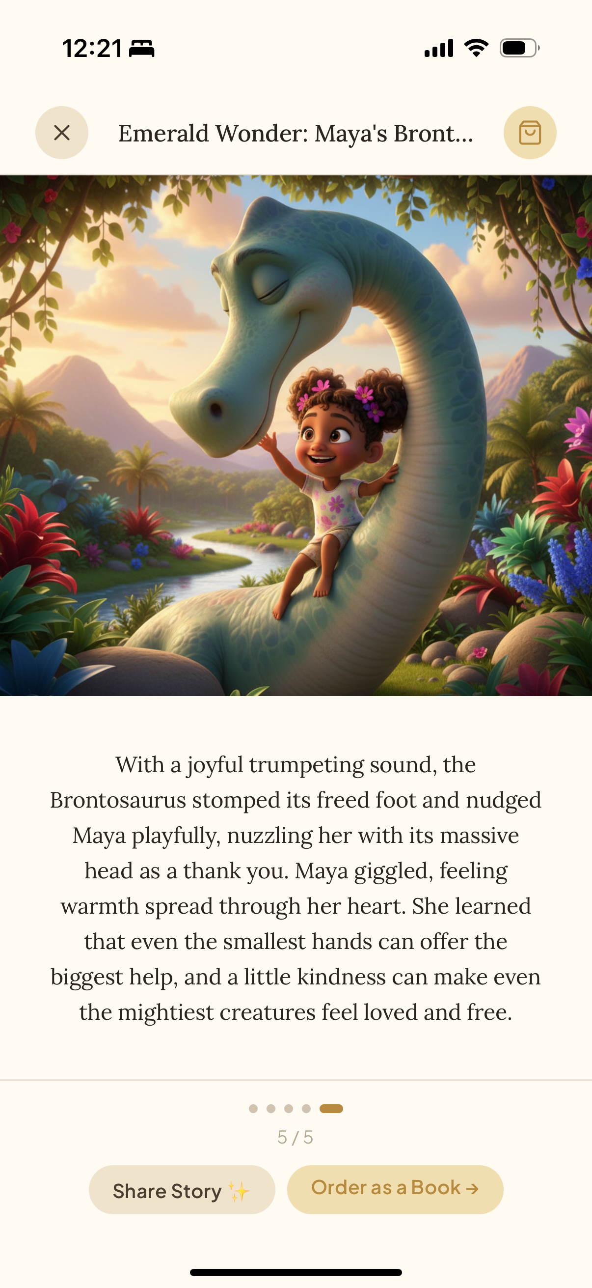 Maya Dinosaur Story